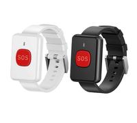 Buscapersonas para personas mayores que viven solas, buscapersonas remoto con alarma de emergencia de un solo botón, botón SOS inalámbrico e