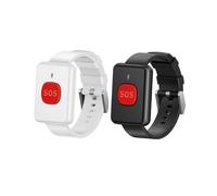 Buscapersonas para Personas Mayores Que Viven Solas, Buscapersonas Remoto con Alarma de Emergencia de un Botón para Personas Mayores, Botón SOS