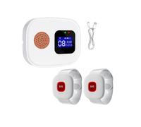 Buscapersonas WiFi para Cuidadores, Botón de Llamada de Enfermera para Personas Mayores, Pantalla Digital, Sistema de Alerta Hospitalaria, Timbre de