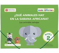 BUSCAPISTAS N-2¿QUE ANIMALES HAY EN LA SABANA (P4) - 9788468242514