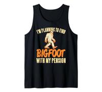 Buscar A Pie Grande con Mi Pensión Jubilado Camiseta sin Mangas