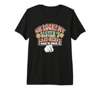 Buscar Mi Hermana Último Nervio Gracioso Hermanos Hermano Hermana Camiseta Premium