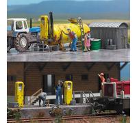 Busch 1413 - 1/87 / H0 Gasolinera Diesel - Nueva