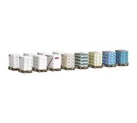 Busch 1812 H0 12 paletas con cartones Kit