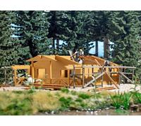 Busch 1855 - 1/87 / H0 - Cabaña En Construcción - Nueva