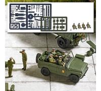 Busch - 4 NVA SOLDATEN SITZEND H0