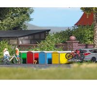 Busch 1988 - 1/87 / H0-4 Fahrradboxen - Nuevo