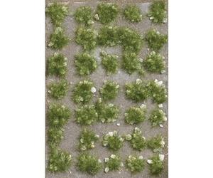 Busch 3558 mechón de hierba principios de otoño con piedras