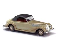 Busch 40291 BMW 327 Cabrio Cerrado Marrón HO 1:87 NUEVO
