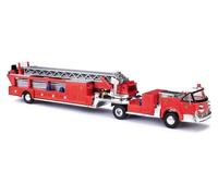 Busch 46031 - 1/87 Lafrance Leitertrailer Cabrio, Fire Departamento - Nuevo
