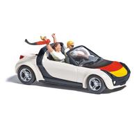 Busch 49308 Auto Smart Roadster H0 1:87 "Fútbol Fiebre 2026" Nuevo