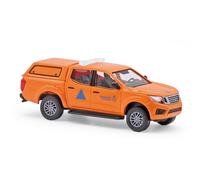 Busch 53725 - 1/87 Nissan Navara / Hardtop, Junta De Emergencia, THW Dinamarca