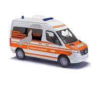 Busch 54055 - H0 - Mercedes-Benz Sprinter Techo Alto Bus,Base Corta Rueda,Maltés