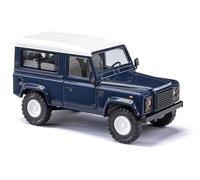 Busch 54300 - 1/87 / H0 Land Rover Defender 90 , Corto Azul - Nuevo