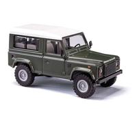 Busch 54302 - 1/87 / H0 Land Rover Defender 90 , Corto Verde - Nuevo