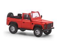Busch 54390 - 1/87 Land Rover Defender 90 Abierto, Rojo - Nuevo