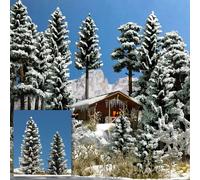 Busch 6152 Snow Covered Spruce 2/ HO Scenery Scale Model Scene (Importación USA)
