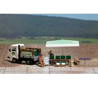 Busch 7726 Vendedor de Espárragos HO/00 para Escenografía/Plano