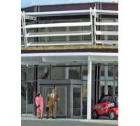 Busch 7757 Modern Entranceways (2) Mini Set (Importación USA)