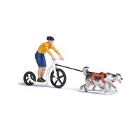 Busch 7814 A-Set: Perroscootering H0