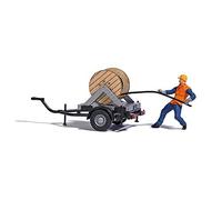 Busch 7836 kabelinstallatie met trailer scène (Importación USA)