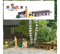 Busch 7946 - 1/87 / H0 Action-Set: Nacktgriller - Nuevo