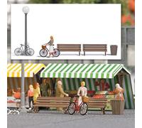 Busch 7997 - 1/87 / H0 a-Set : Gemüseeinkauf - Nuevo
