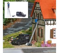 Busch - A-Set: Sat-schussel Ausrichten H0 (4/22) bu7982 (Importación USA)