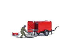 Busch - A-Set: Schlauchanhanger/Pumpe H0 (3/21) - BU7962