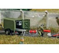 Busch - A-set: Tragkraftspritzenanhanger H0 (11/21) bu7964 (Importación USA)