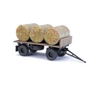 Busch H0 53018 HW 60 Remolque Con Pacas De Paja