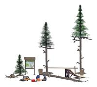 Busch H0 Action Set per incidenti sulle ruote