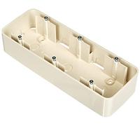 Busch-Jaeger 1703-212 - Carcasa para enchufe triple, color blanco