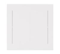 Busch-Jaeger Busch-art - Cubierta lineal con 2 botones, color blanco