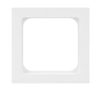 Busch-Jaeger Busch-art Linear - Placa de cubierta (50 x 50 mm), color | Para conexión de datos, montaje empotrado, fijación de tornillo, IP20, 69,5 x 69,5 mm, 1746/10-44G