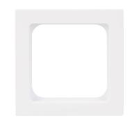 Busch-Jaeger Busch-art Linear - Placa de cubierta (50 x 50 mm), color | Para conexión de datos, montaje empotrado, fijación de tornillo, IP20, 69,5 x 69,5 mm, 1746/10-44 m