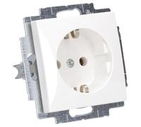 Busch-Jaeger Busch-balance® SI 2CKA002011A6233 2300 EUC-914 SCHUKO® - Toma de corriente de color blanco alpino