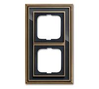 Busch-Jaeger Busch-Dynasty 4011395219102 - Marco para 2 compartimentos (1722-845 ms/antiguo), color antracita