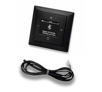 Busch Jäger DAB+ Radio 8217U-101 Balance Si 8217U-101 - Kit completo de radio (8217 U, marco y cubierta de radio, incluye antena Ebrom de 0,9 metros para optimizar la recepción), color negro mate