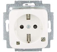 Busch-Jaeger FI-SCHUKOMAT 3120 EUCB-214 Reflex SI 4011395189610 - Toma de Corriente (3120 EUCB-214), Color Blanco