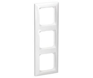 Busch-Jaeger marco, 3 agujeros 1723 914 blanco alpino y marco de cubierta SI de equilibrio, 4011395191545