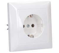 Busch-Jaeger Schuko - Enchufe empotrado 20 euj de 914 alpinweiß Busch de balance SI enchufe 4011395191323