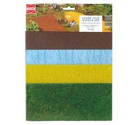 Busch - Láminas de vegetación para maquetas, hierba, trigo y mar , Modelos/color