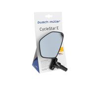 Busch & Müller - Espejo de Bicicleta Unisex para Adultos, 14,5 - 15,5 mm, Color Negro