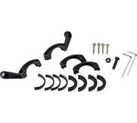 busch+müller Soporte de manillar para faros de dinamo con dos brazos negro one_size