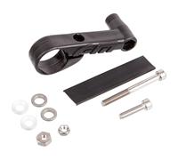 busch+müller Soporte de manillar para faros de dinamo de un brazo negro one_size