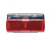 Busch & Müller Toplight Line Plus LED Dynamo Rear Light, Negro/Rojo, Distancia entre tornillos: 50 mm