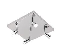 Busch Plafón LED cuadrado Karen 4 luces
