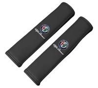 BUSDPL 2 Piezas Almohadilla para Cinturón de Seguridad para Alfa Romeo Mito Giulietta Giulia Stelvio 4C 159 166 159 157 147, Agradable Cubre Cinturones Proteger Hombros Funda Coche Accesorios