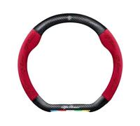 BUSDPL Funda Volante Coche para Alfa Romeo Giulietta Stelvio 4C Tonale Giulia, Antideslizante Duradera Suave y Cómodo al Tacto Protector de Volante Accesorios Coche Regalo